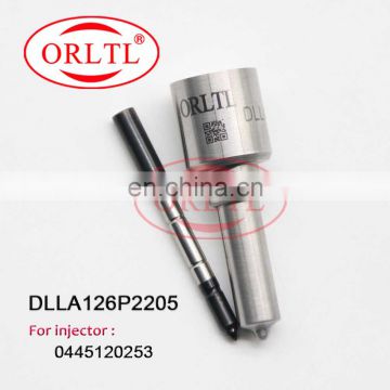 ORLTL 0433172205 Spraying Nozzles DLLA 126 P 2205 High Pressure Misting Nozzle DLLA126P2205 For Bosh 0445120253