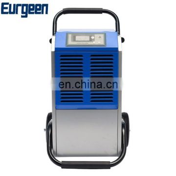 90L/D Commercial Dehumidifier with Big Wheels and Folding Handle 220V