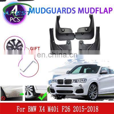 for BMW X4 M40i F26 Sport 2015 2016 2017 2018 Mudguards Mudflaps Fender Mud Flap Splash Mud Guards Cover Wheel Car Accessories