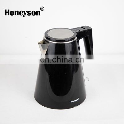 Honeyson Heat insulation electric kettle hotel strix stainless steel 1.2l Prevent hot hands