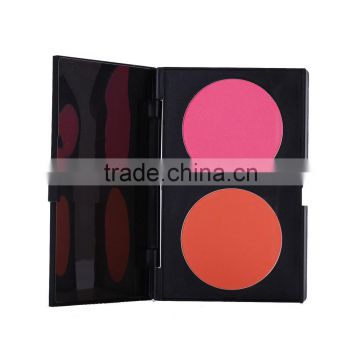 2015 new design two color blusher for factory wholesale price blusher palette