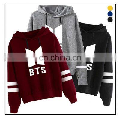 Plus size OEM Free SampleChampion Men's BTS Loose hooded sweatshirt with BTS printing