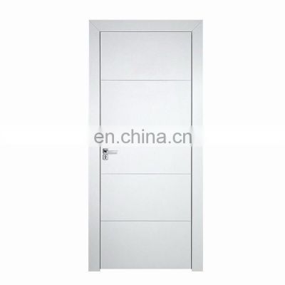 white soundproof  bedroom doors modern interior slab room doors for sale with new internal veneer door design