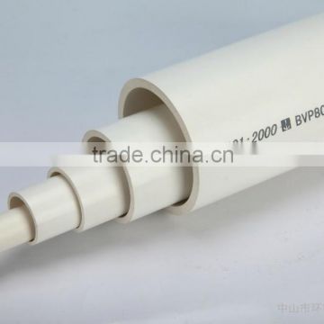 ASTM D1785 sch40 clear plastic 2in pvc pipe for water supply