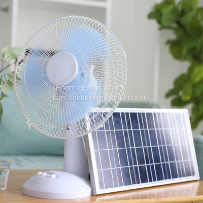 12inch table fan     ，Solar panel electric fan