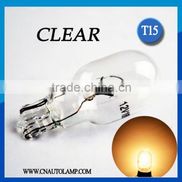 hot sale clear 12V W16W T15 wedge bulb