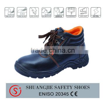NO.8055 Dubai security equipment durable industrial wholesale steel toe safety shoes