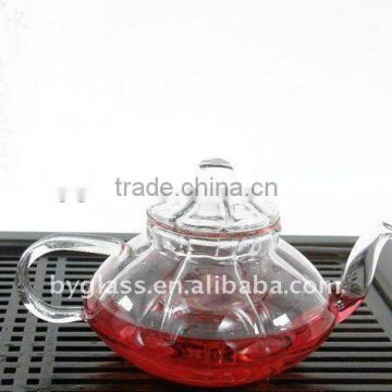 Artistic Handmade Clear Borosilicate Glass Water Pot