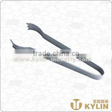 stainless steel ice tong for bar usage