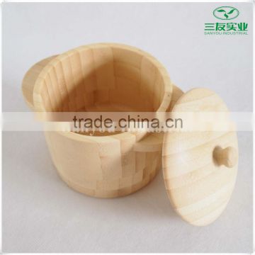 2016 newly good strength Natural Bamboo Soup Bowl with Lid