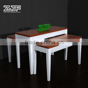 ZJF China factory supply table display shoe stand