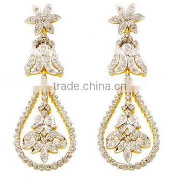 Diamond & Gold Earings / Diamond Earings / Gold Earings