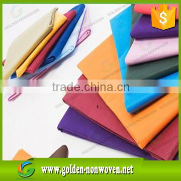 Wholesale colorful pp/tnt spunbond non-woven tablecloth in Spain ,45-50gsm 1*1m size non woven table cloth/cover made in china