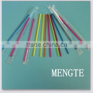 high quality plastic 3mm mini drinking straw with sip
