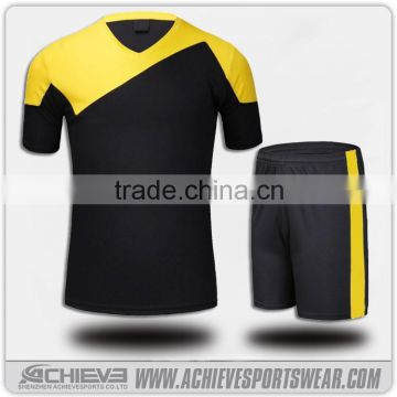sublimation blanks striped soccer jerseys football uniforms with logo