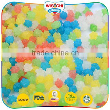 Colorful mini fruit flavored hard candy for bulk package