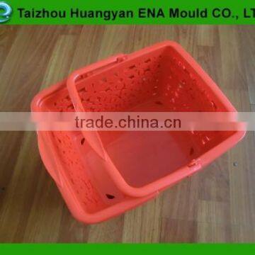 stackable plastic basket injection mould