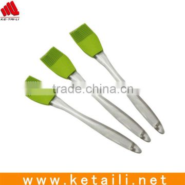 Various customized silicone brush with plastic handle (pp/pc)