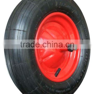 14" pneumatic rubber wheel