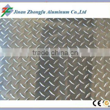 pointer pattern type aluminum chekered plate 5052 H32 price