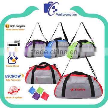 Wellpromotion promotional cheap polo classic sports folding travel bag