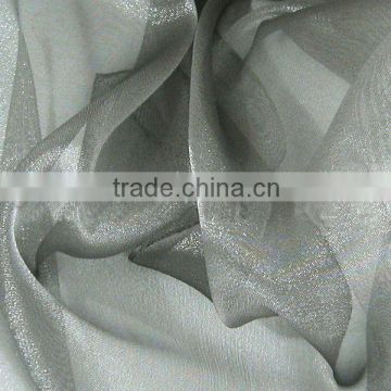 shiny snow organza Fabric for garment/wedding dress/party dress