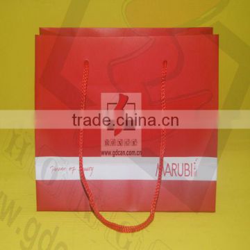 factory made wrapping paper bag with handle