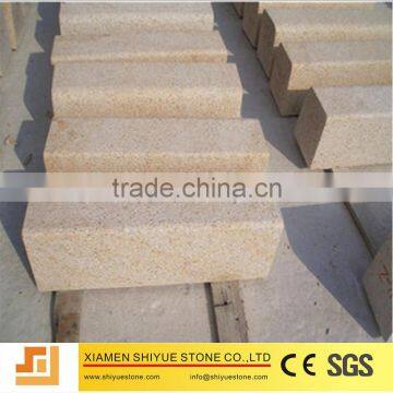 Natural China Granite Rusty Yellow Kerbstone