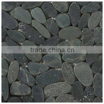 pebble mosaic tile, natural stone mosaic design, modern house mosaics (PMSG262)