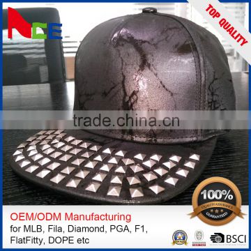 New All Mesh Short Brim Cycling Embroidery Snapback Cap Wholesale