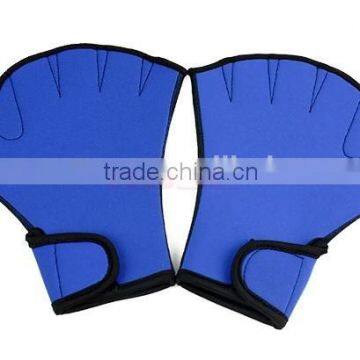 Water Sports Surfing Webbed Swimming Gloves AID Paddle Training Fingerless Gloves