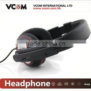 2015 High Quality Long Wire Computer Headphones with Microphone