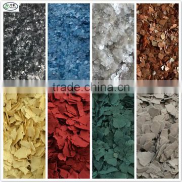 Metallic epoxy floor coating Colorful rock Flakes for Marble paint spray effect