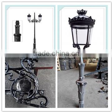 high quality&good design cast iron lamp post