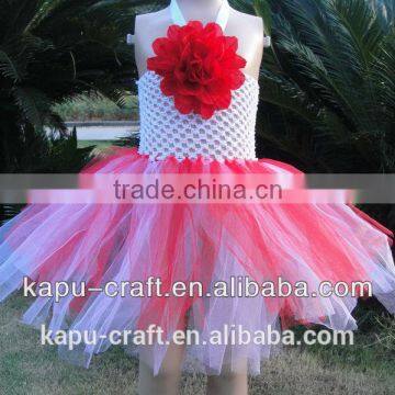 Fashion children fancy tutu dress new frozen tutu crochet dress for wedding