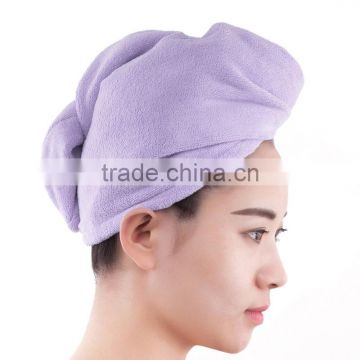 100% cotton womens towel hair drying wrap