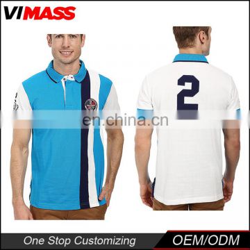 New design Custom color combination polo shirt factory