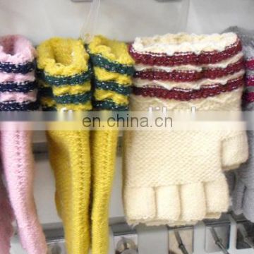 thick knitted glove
