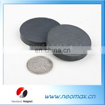 customized strong round disc shape ceramic ferrite magnet for sale