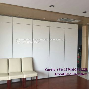 Free CAD Exterior And Interior Use Frameless Sliding Folding Glass Doors Glazed Partition Door For Office