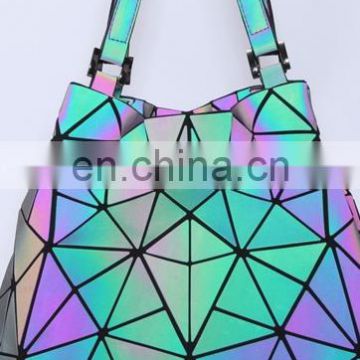 Trending Hot Products Geometric Reflective Luminous Luxury Handbags for Women Designers Tote Bag Online Shopping Wholesale