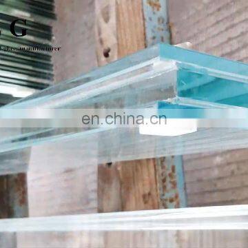 China high quality safety 1515.4 31.52mm thick heat-resistant sound proof colorless tempered toughened laminated glass factory