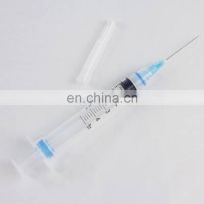 5ml medical grade auto-disable syringe  with needle AD syringe