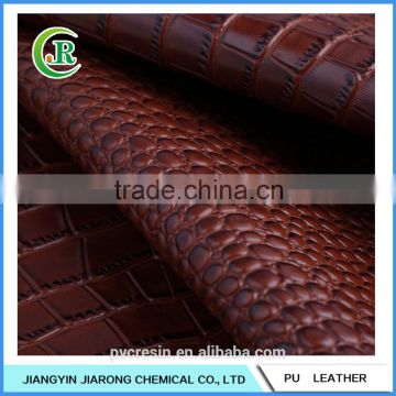 Crocodile Pattern Imitation PU Leather for Furniture
