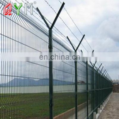 Welded Wire Mesh Airport Fencing Prison Fence 8 Ft