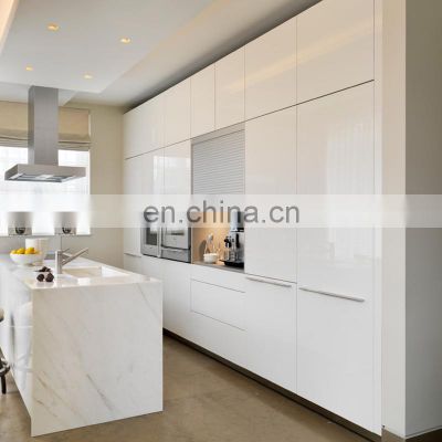 Modern custom designs high gloss lacquer kitchen cabinet white 2pac kitchen cabinets