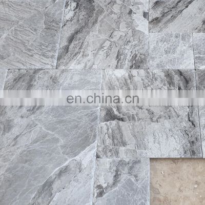 Premium  Quality Custom Cut Silver Royal Grey Marble polished marble cut to size Made in Turkey  CEM-P-49-12