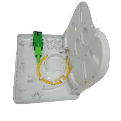 OEM Factory! Optical Fiber Optic Termination Box SC Simplex LC Duplex Face Plate FTTH Wall Sockets