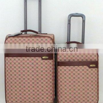 New style 2013 PU leather excellent quality trolley luggage