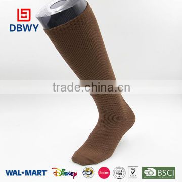 High quality cotton compression stockings knee high for men